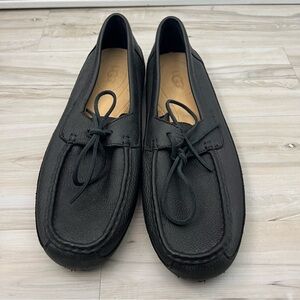UGG Men's Marlowe Black Leather Loafers